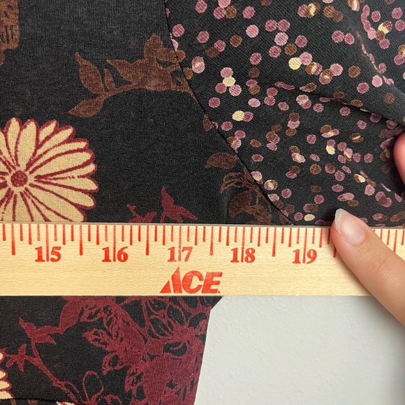 Y2K self esteem multi print blouse - Picture 3 of 4